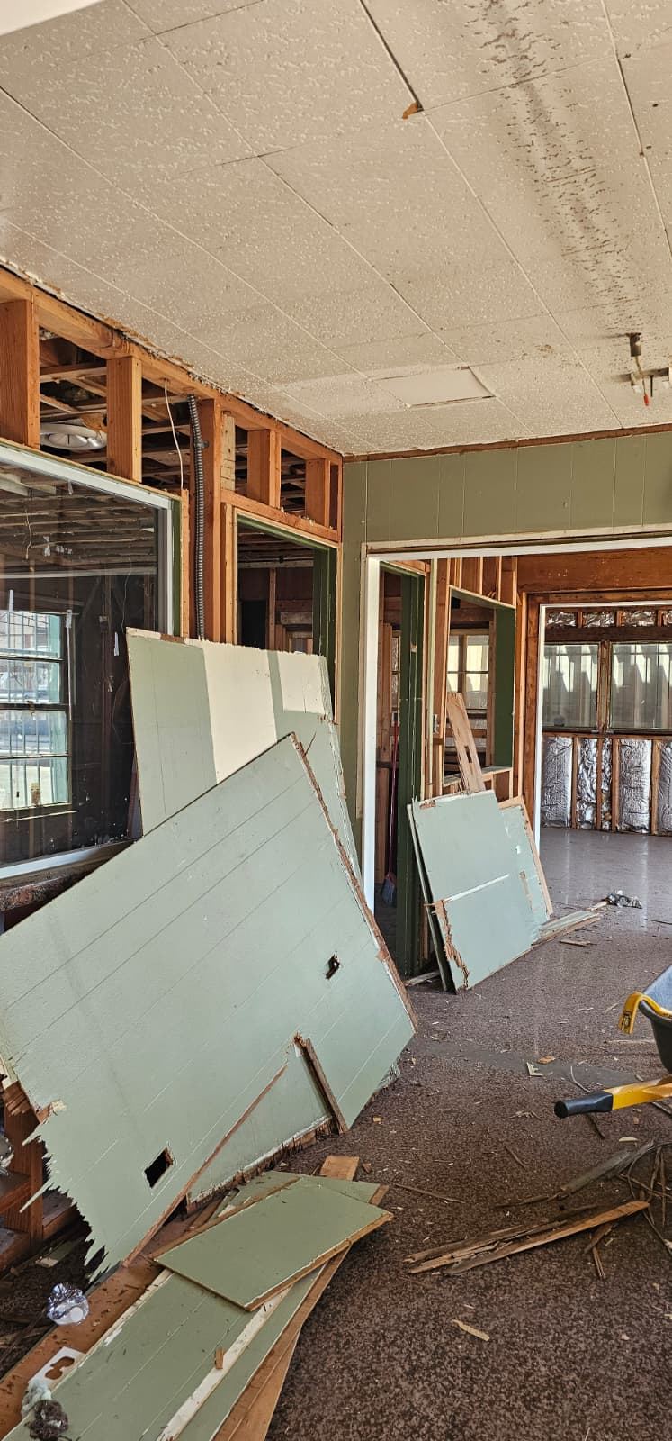 Opening Up Walls: How an Open Floor Plan Actually Gets Built — The J Hammer Inc project photo